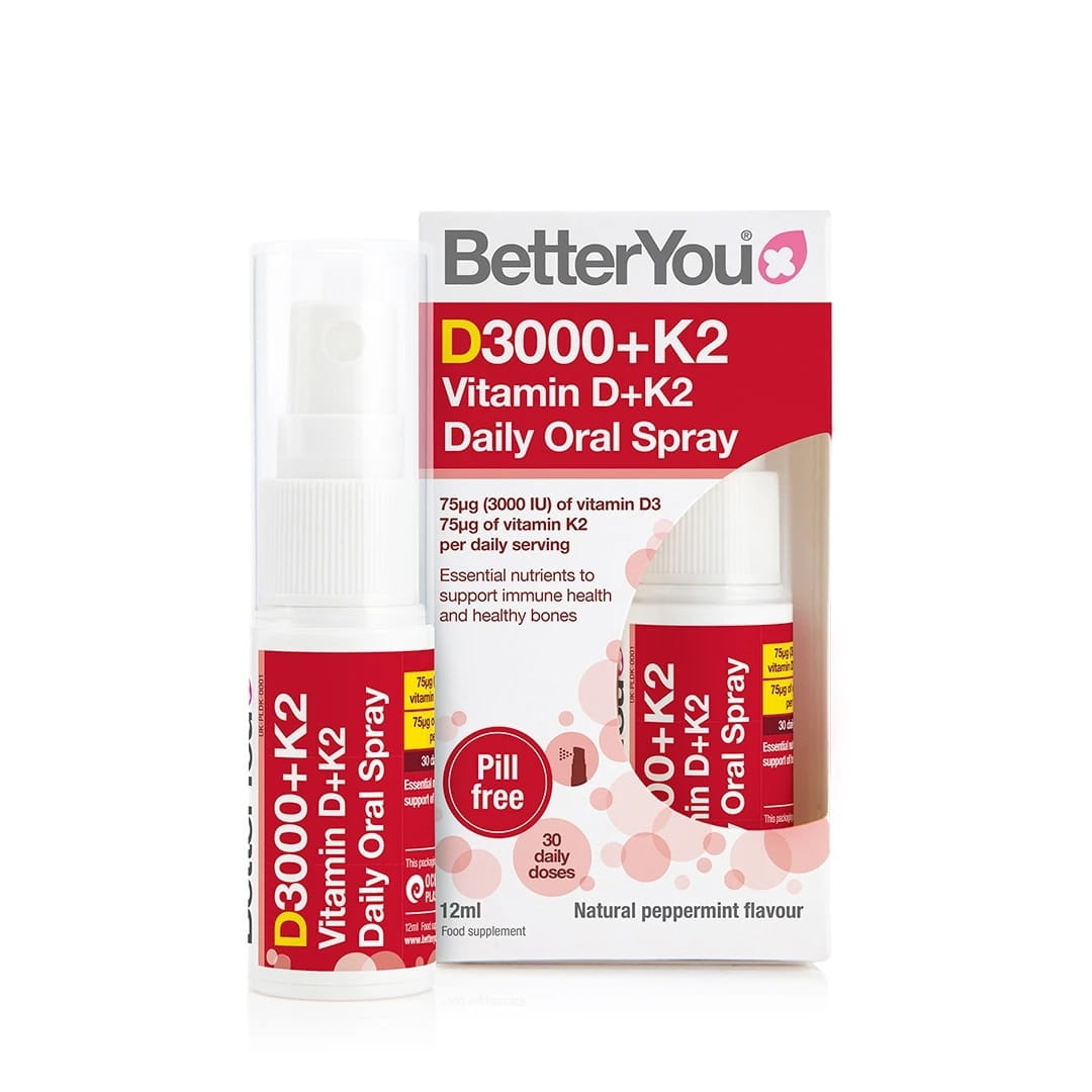 Vitamin D3 und K2 MK7 75 mcg Spray 12 ml BETTERYOU