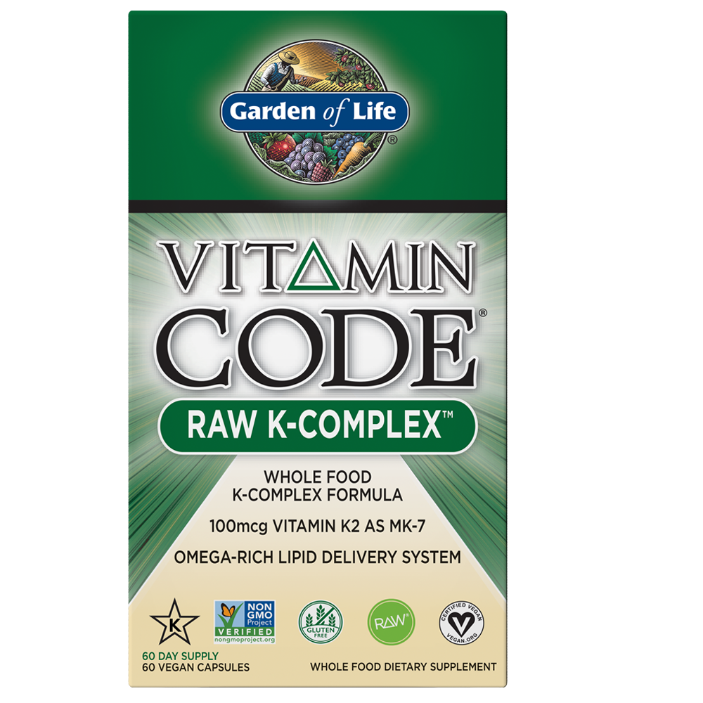 Vitamincode roh K KOMPLEX 60 Kapseln GARDEN OF LIFE