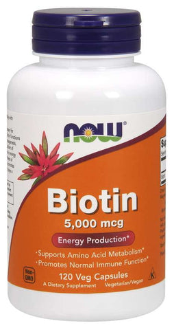 BioTIN Biotin 5000 mcg 120 Kapseln NOW FOODS