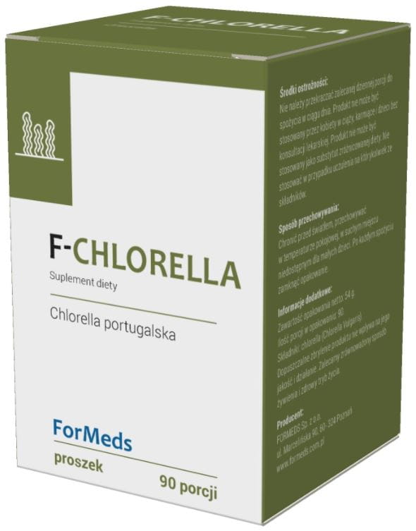 F - Portugiesische Chlorella Chlorella 600 mg 90 Portionen 54 g FORMEDS