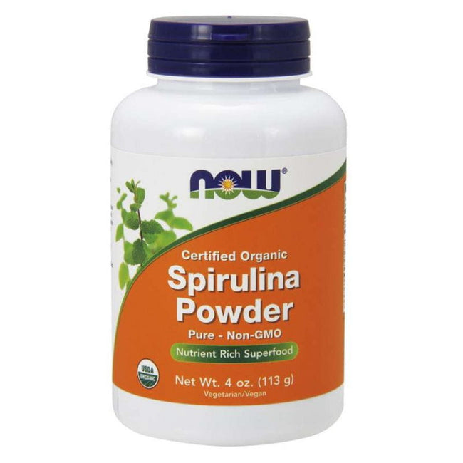 Öko-Spirulina 113 g NOW FOODS Hover Image
