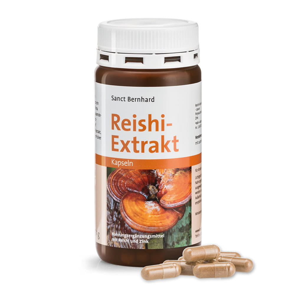 Reishi-Pilz-Extrakt 120 Kapseln KRAUTERHAUS SANCT BERNHARD