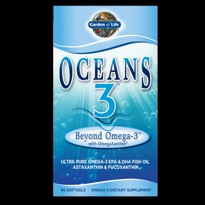 Oceans 3 Beyond OMEGA3 mit Omegaxanthin 60 Kapseln GARDEN OF LIFE