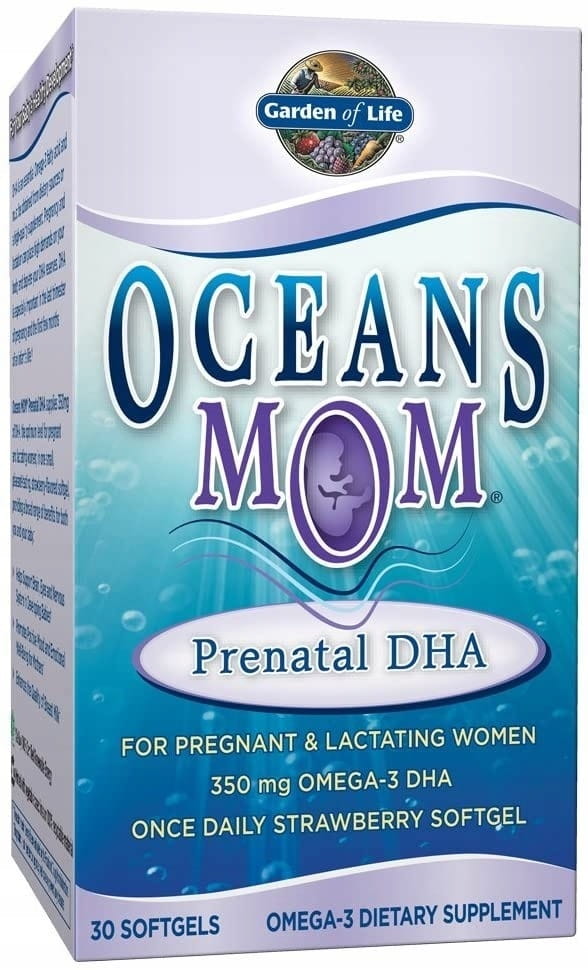 Omega Oceans Mom Prenatal DHA 30 Kapseln GARDEN OF LIFE
