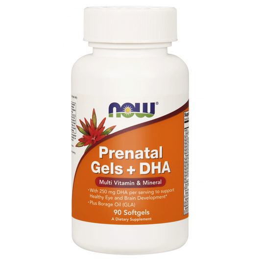 Pränatale Gele und DHA pränatale Vitamine und Mineralien und DHA 90 Kapseln NOW FOODS