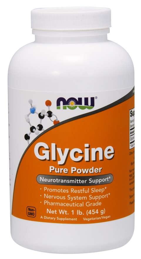 Glycin reines Pulver Glycin 454 g NOW FOODS