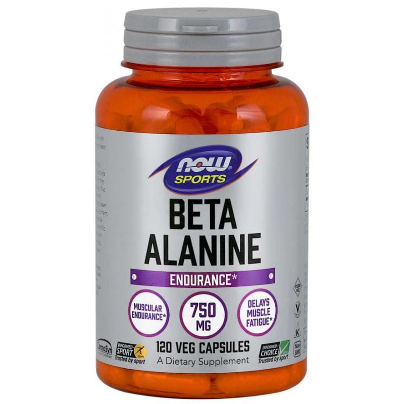 Carnosyn Beta Alanin 750 MG 120 Kapseln NOW FOODS 主图