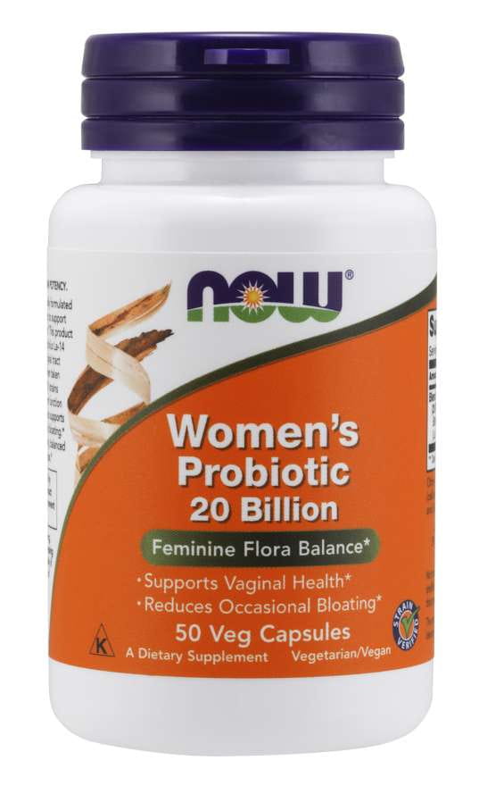 Probiotikum für Frauen Probiotikum für Frauen 20 Milliarden KBE 50 Kapseln NOW FOODS