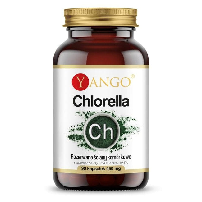 Chlorella gebrochene Zellwände 90 Kapseln YANGO Hover Image