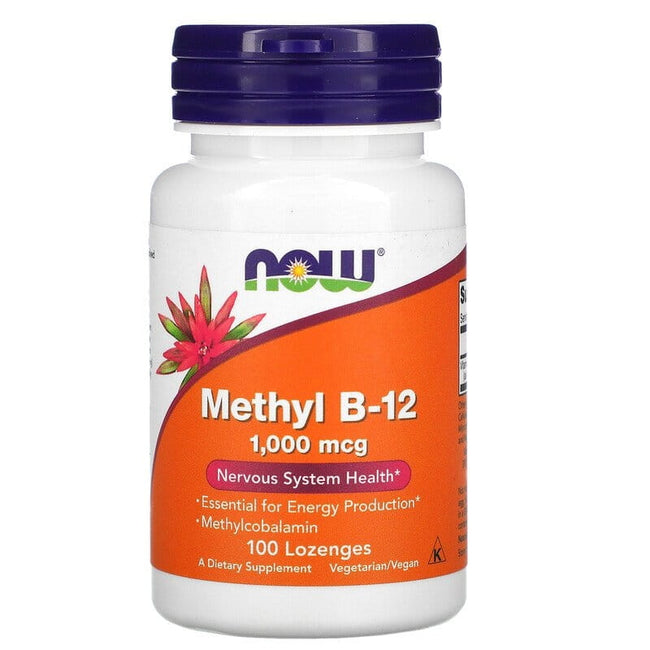 Vitamin B12 Methyl B - 12 1000 mcg 100 Tabletten NOW FOODS Hover Image