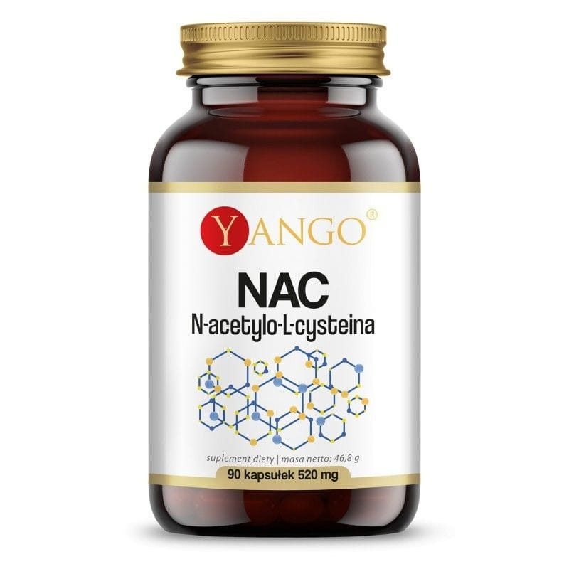 NAC - n - Acetyl - L - Cystein 90 Kapseln YANGO Imagine principală a produsului