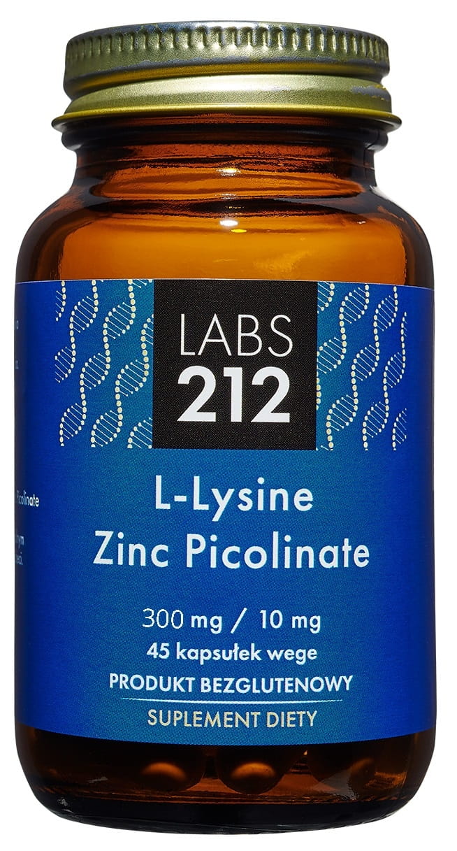 L - Lysin Zinkpicolinat Lysin und Zink 45 Kapseln LABS212 Hoofdafbeelding