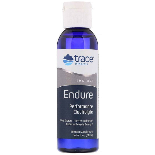 Elektrolyte Leistungselektrolyt von TRACE MINERALS in 118 ml Flasche mit Mineralstoffen und Trace Minerals.