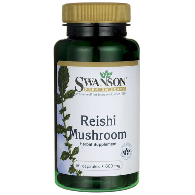 Reishi Pilz 600mg Japanischer Pilz 60 Kapseln von SWANSON Image principale du produit
