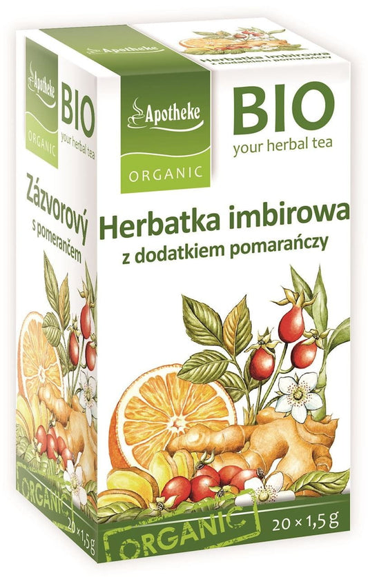 BIO Tee Ingwer - Orange 20 x 15 g - APOTHEKE