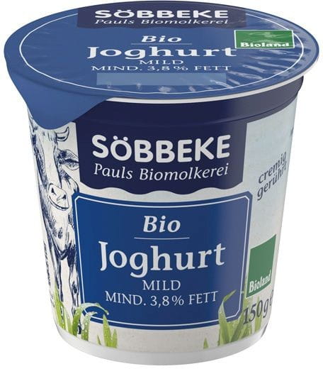 Naturjoghurt 38% BIO 150 g - SOBBEKE