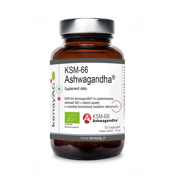 Eco Ashwagandha KSM66 60 Kapseln KENAY Hauptbild