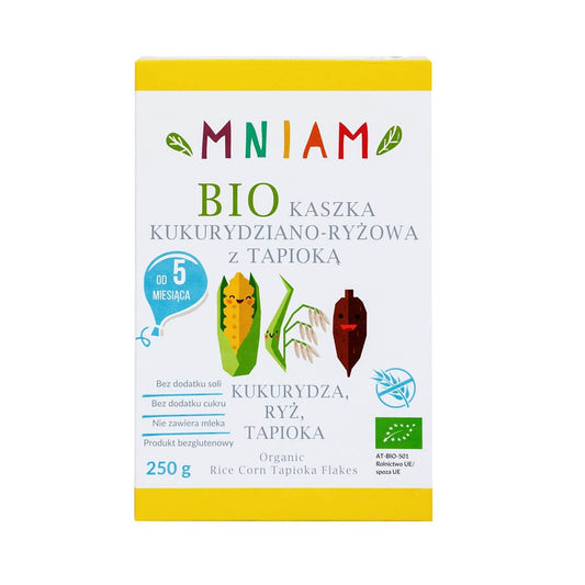 Mais- und Reisbrei mit Tapioka glutenfrei BIO 250 g YUM