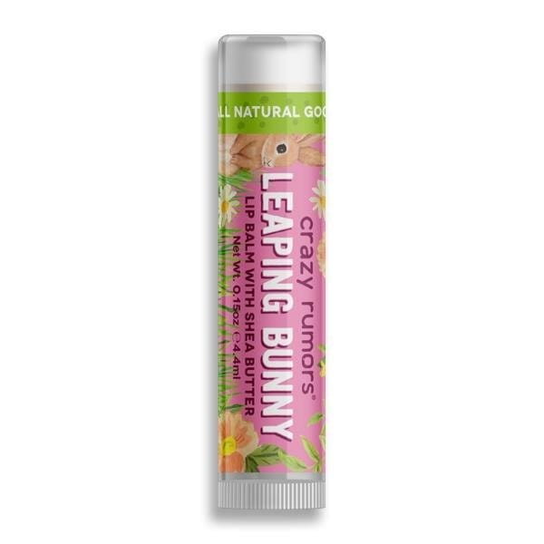 Natürlicher Lippenbalsam springender Hase Pflaume Aprikose CRAZY RUMORS