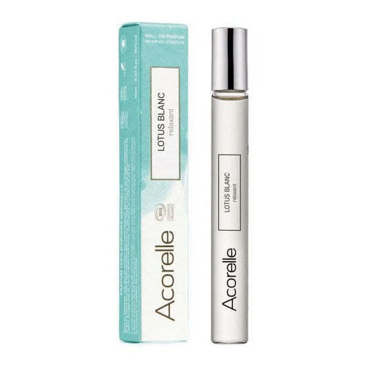 Bio Eau de Parfum Rolle mit Lotusblüte von ACORELLE, handliche Parfümrolle mit blumigem Duft, ideal für unterwegs