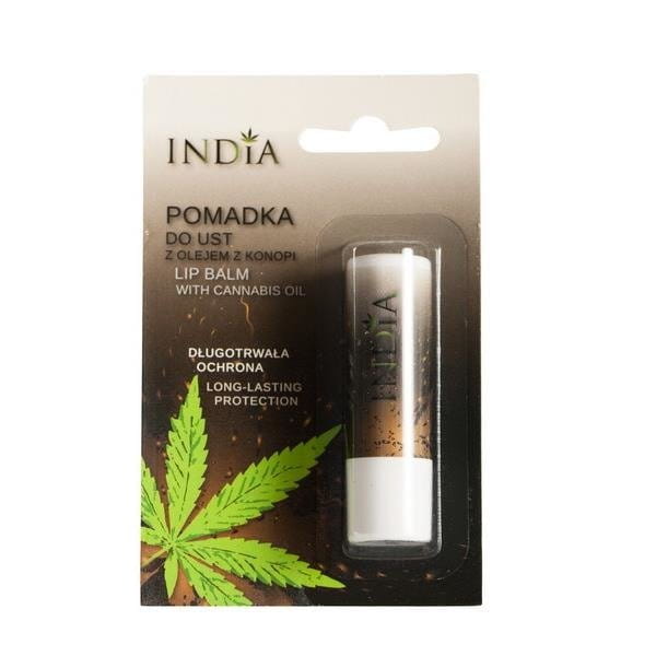 Farbloser Lippenstift mit Hanföl von INDIA COSMETICS