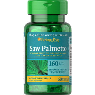 Sägepalme 160mg Sägepalme 60 Kapseln PURITAN'S PRIDE