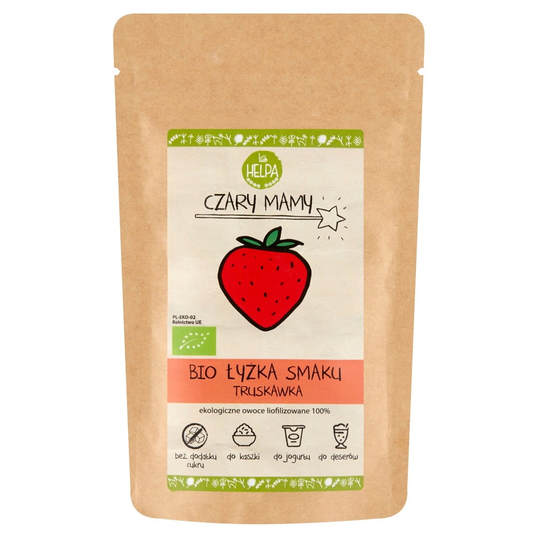 Löffel Erdbeergeschmack HELPA BIO 40g मुख्य छवि