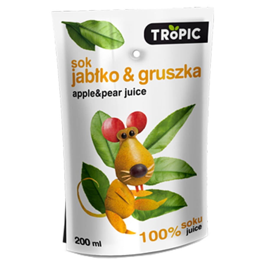 Apfel - Birnensaft ohne Zuckerzusatz 200ml TROPIC