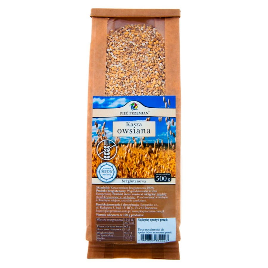 Hafergrütze glutenfrei 500g FÜNF ÄNDERUNGEN Imagine principală a produsului