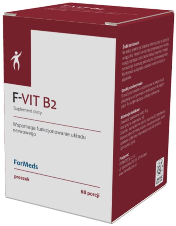 F - Vitamin B2 Riboflavin 50 mg 60 Portionen 48 g FORMEDS