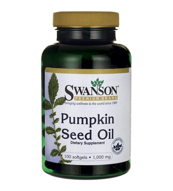 Kürbiskernöl 1000mg Kürbiskernöl 100 Kapseln von SWANSON Image principale du produit