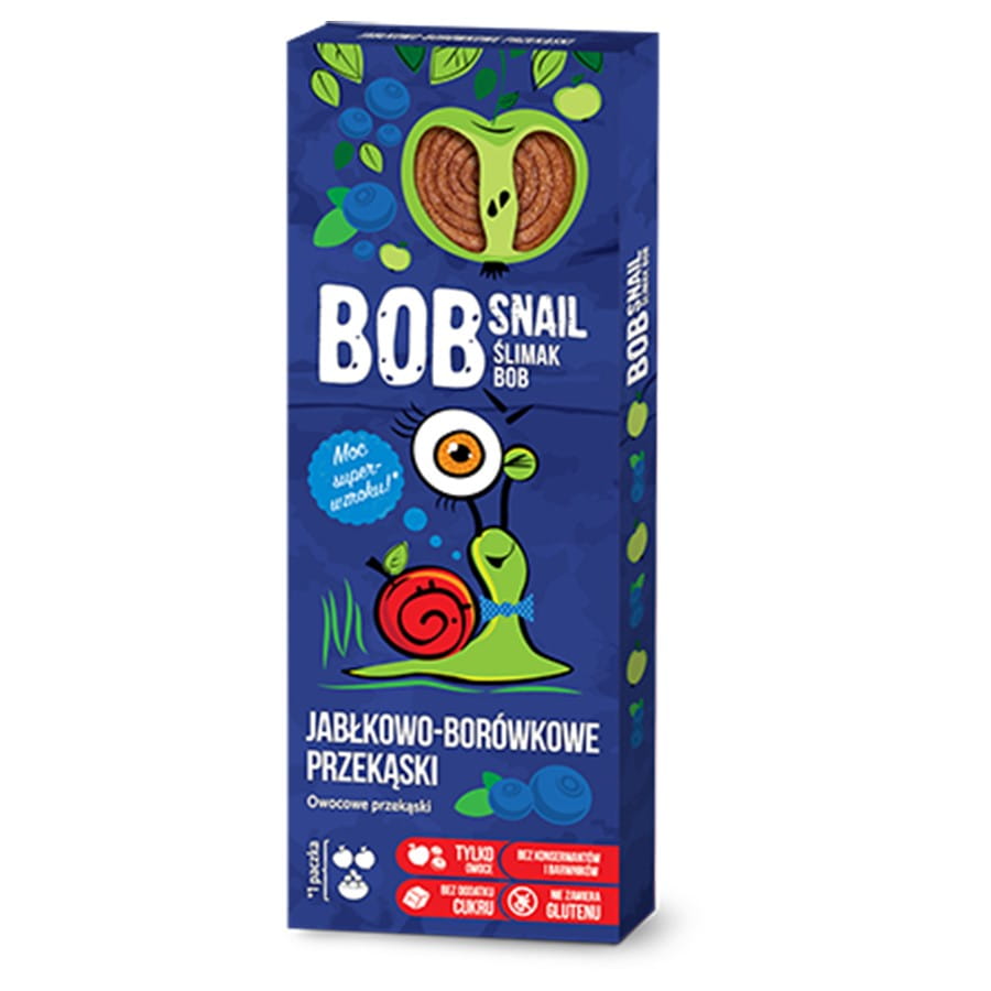 Apfelsnack - Heidelbeere 30g BOB SCHNECKE