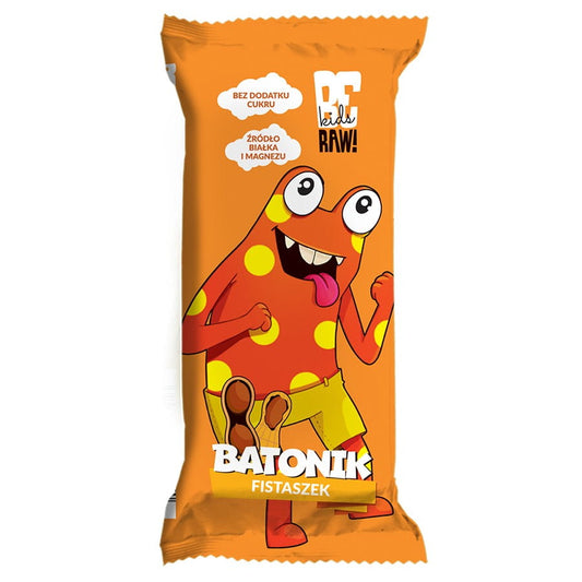 Kinder-Baton mit Erdnussfüllung, BERAW Baton Kids Erdnuss 25g, cremige Erdnuss-Snack in roter Verpackung