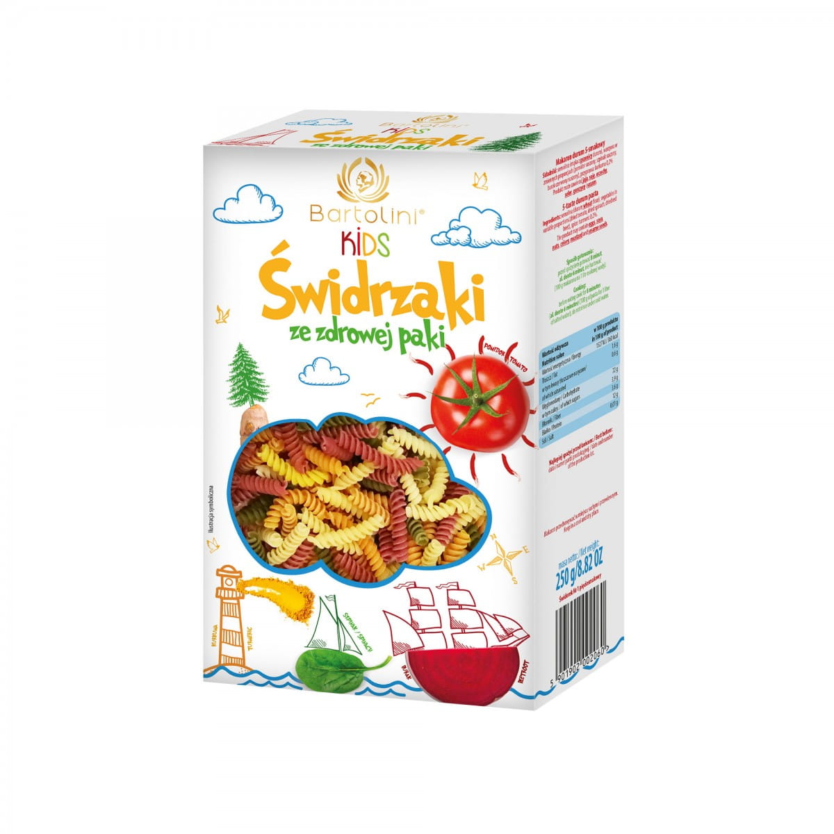 Pasta bartkids 250g BARTOLINI