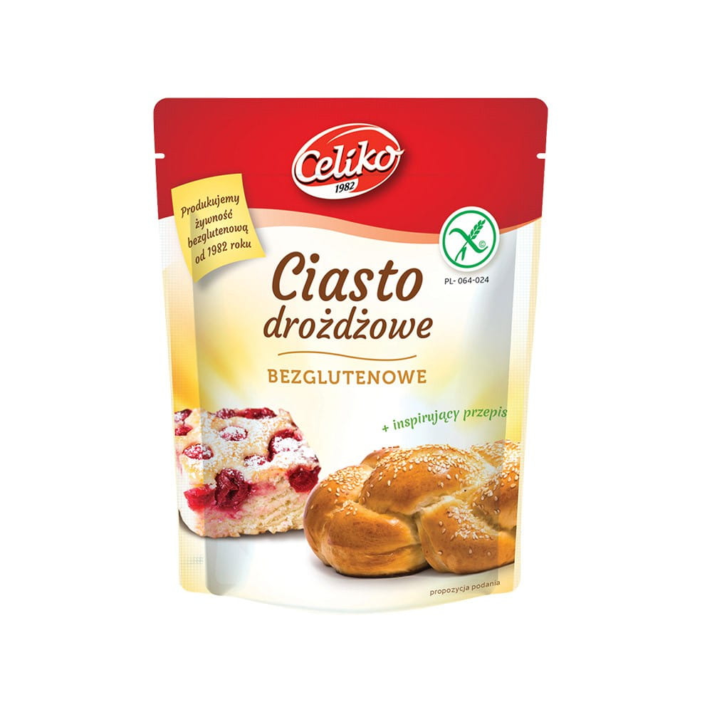 Glutenfreier Hefeteig 200 g CELIKO