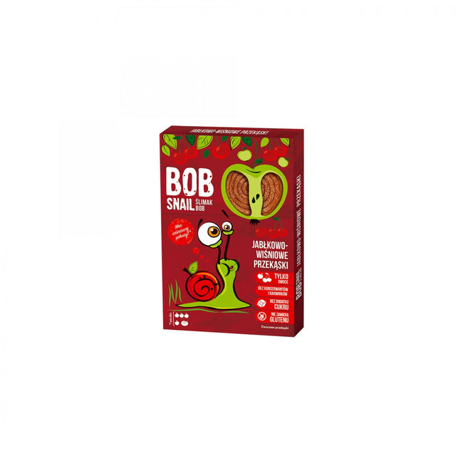 Apfel-Kirsch-Fruchtsnack ohne Zuckerzusatz 60 g BOB SNAIL Hover Image