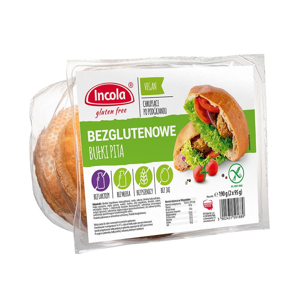 Glutenfreie Fladenbrötchen 190 g GFS POLAND