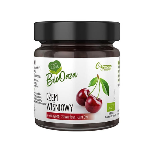 Kirschmarmelade mit reduziertem BIO-Zuckergehalt 225 ml