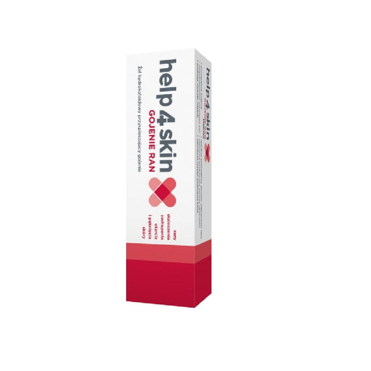 Help4skin Gel für Wunden von POLPHARMA, 20 g, sichtbarer Gel-Topf mit transparentem Gel für die Wundpflege