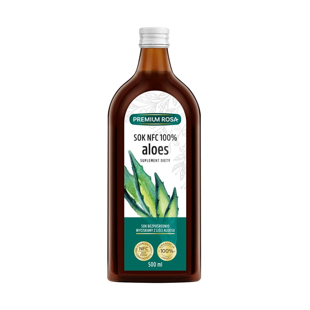 100 % Aloe-Saft 500 ml PREMIUM ROSA Hlavný obrázok produktu