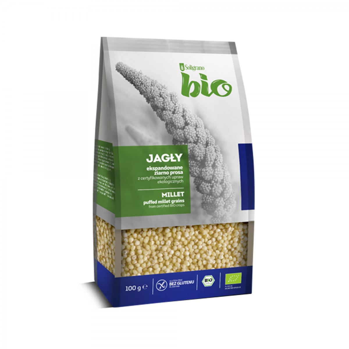 Expandierte Hirse BIO 100 g - SOLIGRANO