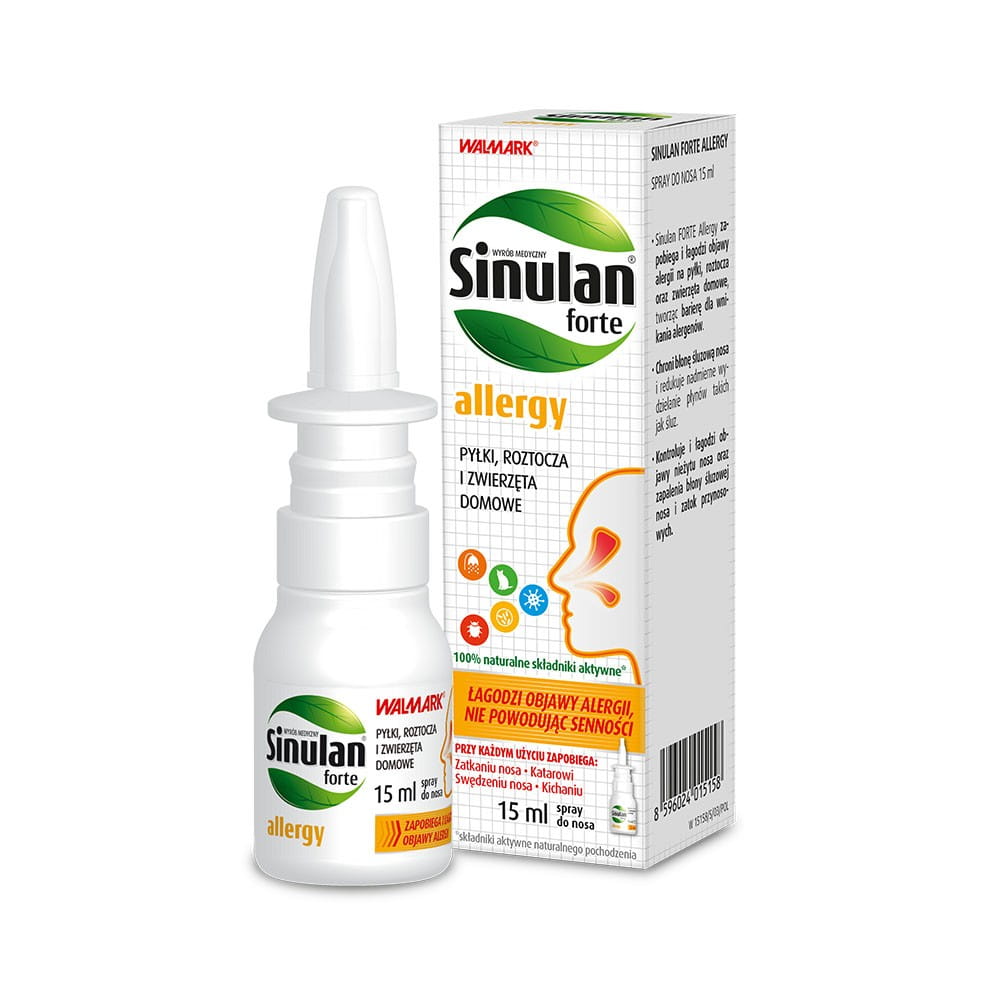 Sinulan Nasenspray lindert Allergiesymptome 15 ml