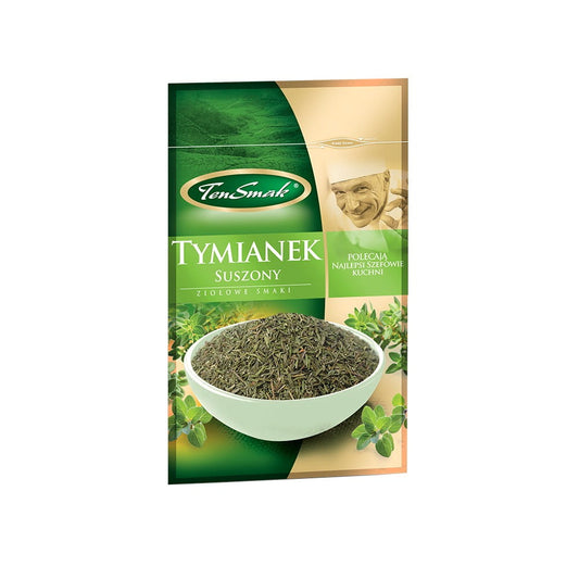 Getrockneter Thymian von TEN SMAK, 10 g, frischer Kräuter für vielseitige Küche, in der Verpackung sichtbar