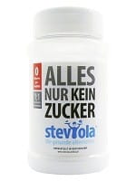 Steviapulver 1:1 von STEVIOLA, 350g, fein gemahlenes Süßungsmittel aus Stevia-Blättern, hochwertige natürliche Süße.