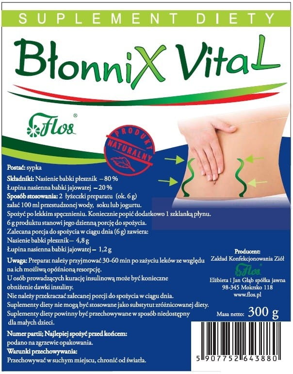 Błonnix vital 300g FLOS