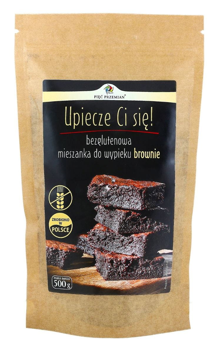 Glutenfreie Brownie-Backmischung 500g FÜNF ÄNDERUNGEN