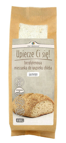 Eine Mischung zum Backen von hellem Brot, glutenfrei 440 g FÜNF ÄNDERUNGEN