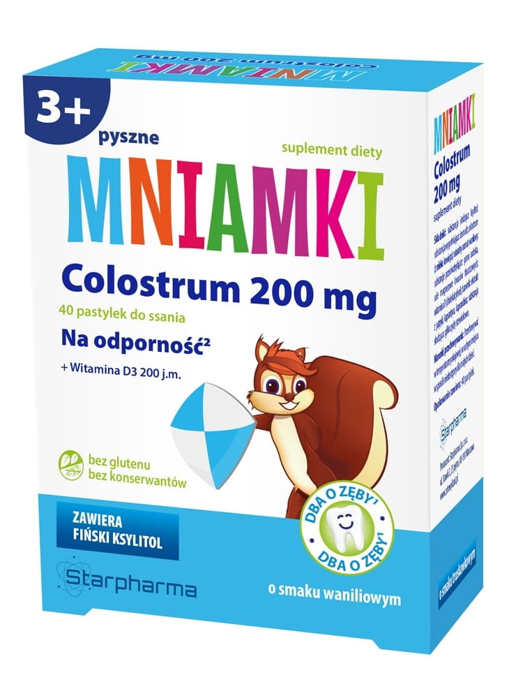 Mniamki Colostrum resistent gegen 40 STARPHARMA Vanillepastillen