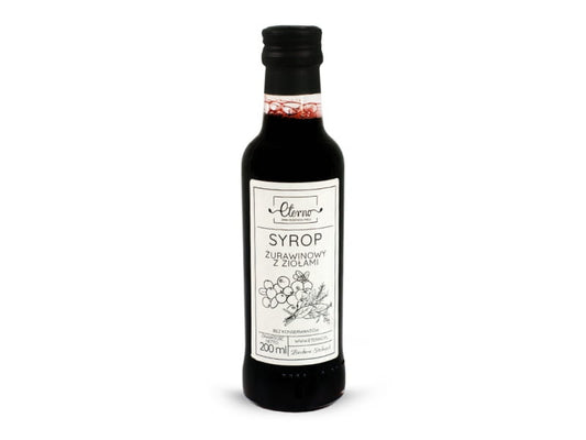 Cranberry-Sirup mit Kräutern ETERNO 200ml - Biogo.de