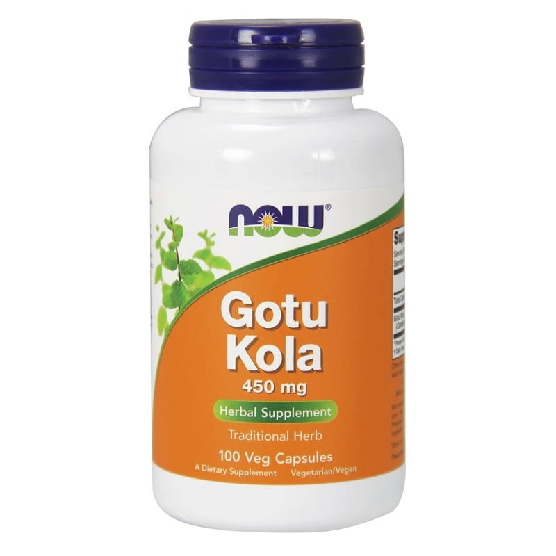 Gotu Kola 450 mg 100 VKapseln. JETZT LEBENSMITTEL Image principale du produit